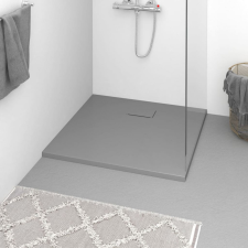 vidaXL szürke SMC zuhanytálca 90 x 80 cm kád, zuhanykabin