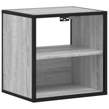 vidaXL szürke sonoma falra szerelhető éjjeliszekrény 40x31x39,5cm (848750) bútor