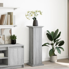 vidaXL szürke sonoma szerelt fa bemutatóállvány tárolóval 31x30x90 cm (854612) bútor