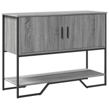 vidaXL szürke sonoma szerelt fa dohányzóasztal 100x35x74,5 cm bútor
