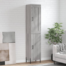 vidaXL szürke sonoma szerelt fa magasszekrény 34,5 x 34 x 180 cm bútor