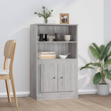 vidaXL szürke sonoma szerelt fa magasszekrény 60x35,5x103,5 cm bútor