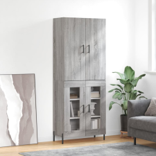 vidaXL szürke sonoma szerelt fa magasszekrény 69,5 x 34 x 180 cm bútor