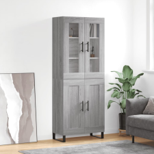 vidaXL szürke sonoma szerelt fa magasszekrény 69,5 x 34 x 180 cm bútor