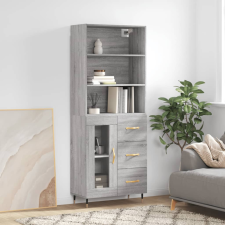 vidaXL szürke sonoma szerelt fa magasszekrény 69,5 x 34 x 180 cm bútor