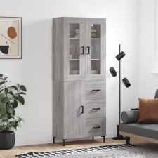 vidaXL szürke sonoma szerelt fa magasszekrény 69,5 x 34 x 180 cm bútor