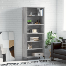 vidaXL szürke sonoma szerelt fa magasszekrény 69,5x32,5x180 cm bútor