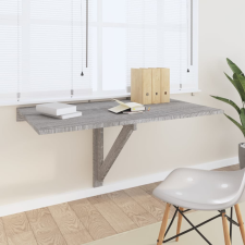 vidaXL szürke sonoma szerelt fa összecsukható fali asztal 100x60x56 cm bútor