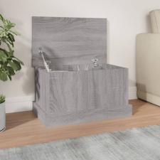 vidaXL szürke sonoma szerelt fa tárolóláda 50x30x28 cm bútor