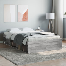 vidaXL szürke sonoma színű ágykeret 120 x 200 cm ágy és ágykellék