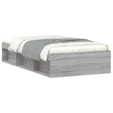 vidaXL szürke sonoma színű ágykeret 90 x 200 cm (3203829) ágy és ágykellék