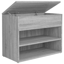 vidaXL szürke sonoma színű cipőtároló pad 60x30x45 cm (816051) bútor