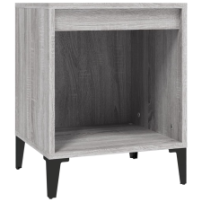 vidaXL szürke sonoma színű éjjeliszekrény 40x35x50 cm (821886) bútor