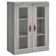 vidaXL szürke sonoma színű fali szekrény 69,5x34x90 cm (828458) bútor
