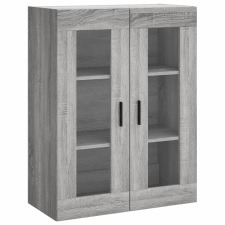 vidaXL szürke sonoma színű fali szekrény 69,5x34x90 cm (828498) bútor