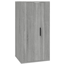 vidaXL szürke sonoma színű fali TV-szekrény 40x34,5x80 cm (816678) bútor