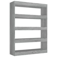 vidaXL szürke sonoma színű könyvszekrény/térelválasztó 100x30x135 cm (813636) bútor