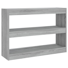 vidaXL szürke sonoma színű könyvszekrény/térelválasztó 100x30x72 cm (813630) bútor