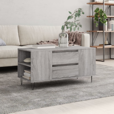 vidaXL szürke sonoma színű műfa dohányzóasztal 102x44,5x50 cm bútor