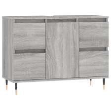 vidaXL szürke sonoma színű műfa mosdószekrény 80 x 33 x 60 cm (831650) fürdőszoba bútor