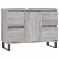 vidaXL szürke sonoma színű műfa mosdószekrény 80 x 33 x 60 cm (831666) fürdőszoba bútor