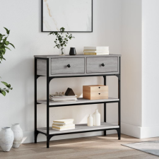 vidaXL Szürke sonoma színű műfa tálalóasztal 72,5x25x75 cm bútor