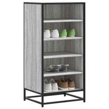 vidaXL szürke sonoma színű szerelt fa cipőtartó 48x38x97,5 cm bútor