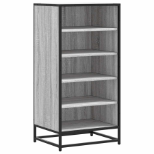 vidaXL szürke sonoma színű szerelt fa cipőtartó 48x38x97,5 cm (849207) bútor