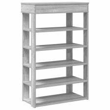 vidaXL szürke sonoma színű szerelt fa cipőtartó 60x30x98 cm (859928) bútor