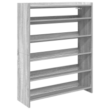 vidaXL szürke sonoma színű szerelt fa cipőtartó 80x25x100 cm (859901) bútor