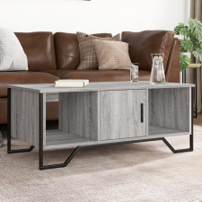 vidaXL szürke sonoma színű szerelt fa dohányzóasztal 100 x 51 x 40 cm bútor