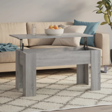 vidaXL Szürke sonoma színű szerelt fa dohányzóasztal 101x49x52 cm bútor