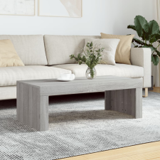vidaXL szürke sonoma színű szerelt fa dohányzóasztal 102 x 50 x 36 cm bútor