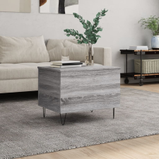 vidaXL szürke sonoma színű szerelt fa dohányzóasztal 60x44,5x45 cm bútor