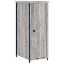 vidaXL szürke sonoma színű szerelt fa éjjeliszekrény 32x42x80 cm (825969) bútor