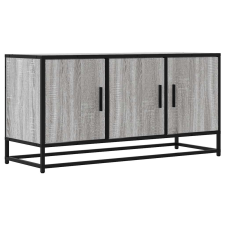 vidaXL szürke sonoma színű szerelt fa és fém TV-szekrény 100x35x50 cm (848832) bútor