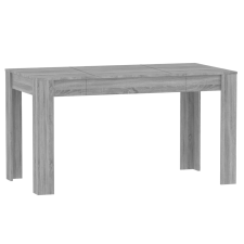 vidaXL szürke sonoma színű szerelt fa étkezőasztal 140 x 74,5 x 76 cm (815199) bútor