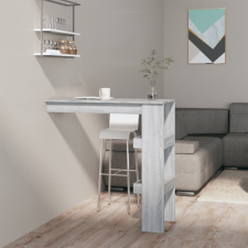 vidaXL szürke sonoma színű szerelt fa fali bárasztal 102 x 50 x 45 cm bútor