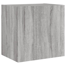 vidaXL szürke sonoma színű szerelt fa fali TV-szekrény 40,5x30x40 cm (836906) bútor