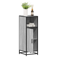 vidaXL szürke sonoma színű szerelt fa fürdőszobaszekrény 35x37,5x100cm fürdőszoba bútor