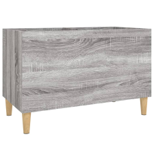 vidaXL szürke sonoma színű szerelt fa hanglemezszekrény 74,5x38x48 cm (831963) bútor