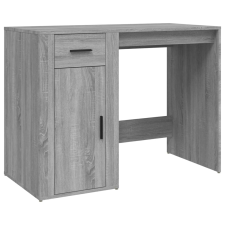 vidaXL szürke sonoma színű szerelt fa íróasztal 100x49x75 cm (816790) bútor