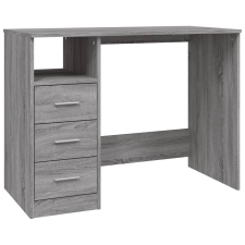 vidaXL szürke sonoma színű szerelt fa íróasztal 102x50x76 cm (823038) íróasztal