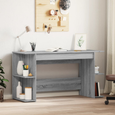 vidaXL szürke sonoma színű szerelt fa íróasztal 140x50x75 cm íróasztal