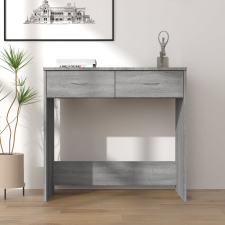 vidaXL szürke sonoma színű szerelt fa íróasztal 80x40x75 cm íróasztal