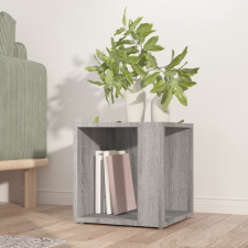 vidaXL szürke sonoma színű szerelt fa kisasztal 33x33x34,5 cm bútor
