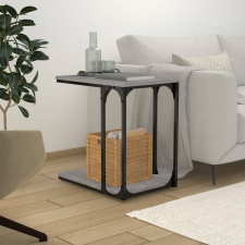 vidaXL szürke sonoma színű szerelt fa kisasztal 50 x 35 x 52 cm bútor