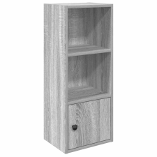 vidaXL szürke sonoma színű szerelt fa könyvespolc 31x24x77 cm (860333) bútor