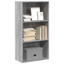 vidaXL szürke sonoma színű szerelt fa könyvespolc 60 x 30 x 114 cm bútor