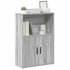 vidaXL szürke sonoma színű szerelt fa könyvespolc 60x24x85 cm bútor